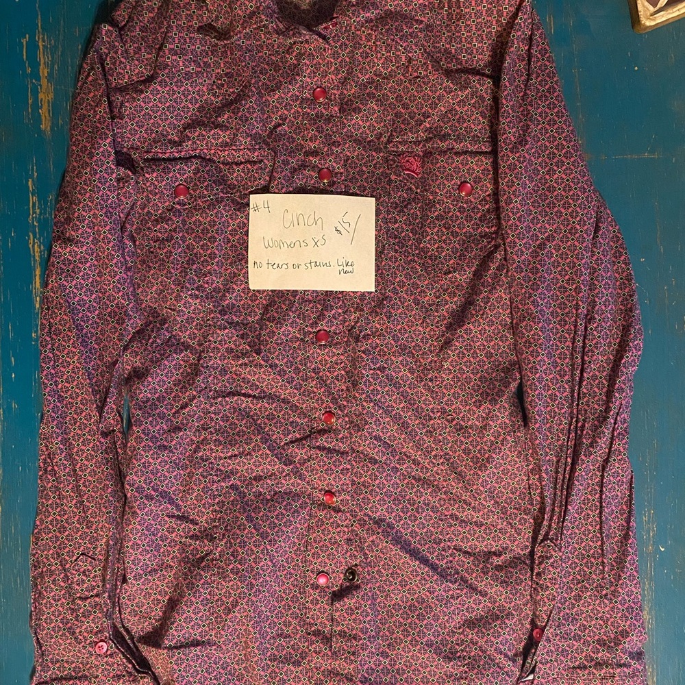 Cinch Purple Button Down Shirt